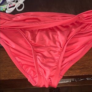 Liz Claibourne pink bikini bottoms size 8